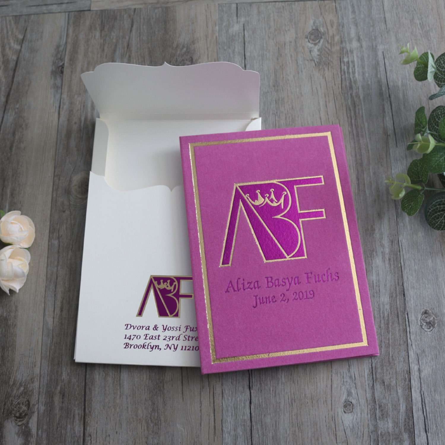 Invitation Card With Velvet Holder Modern Invitation Card Customized